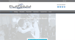 Desktop Screenshot of platinumdj.com